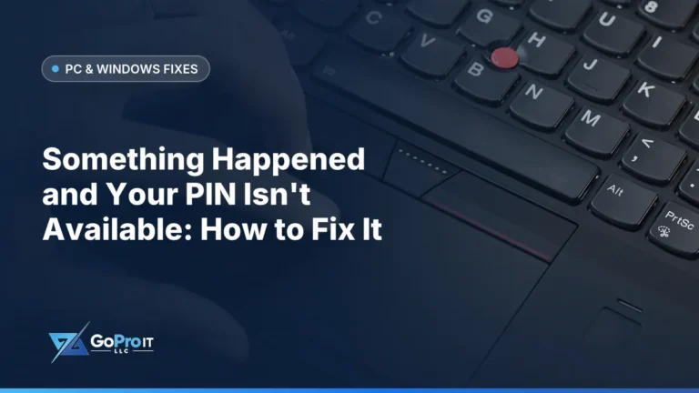 Hand on a black laptop touchpad beside a fingerprint reader