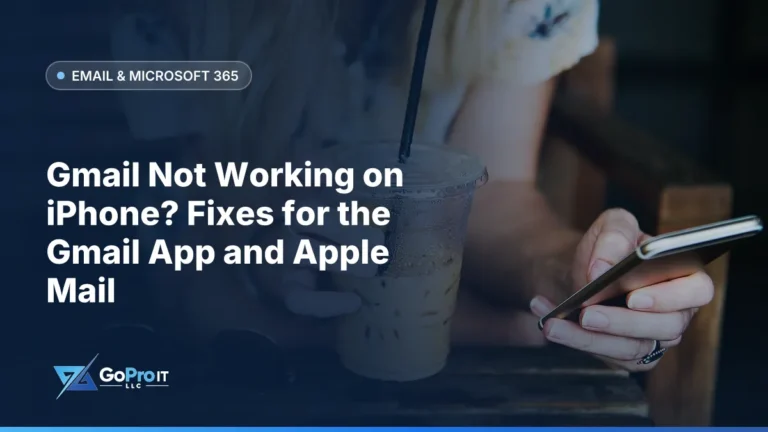 Hands holding a smartphone beside an iced coffee on a table